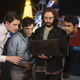 Zach Woods (left), Thomas Middleditch, Martin Starr, Kumail Nanjiani